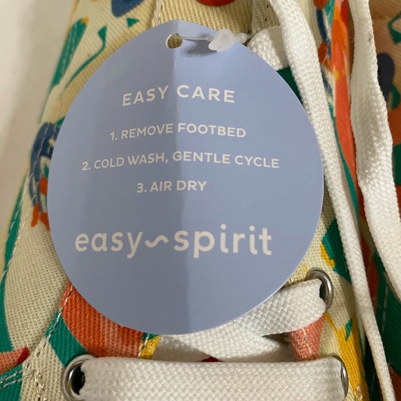 Easy Spirit Semabel Multicolor Canvas Sneakers, Women’s Size 9.5W - Picture 3 of 11